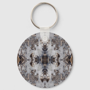 Ice kaleidoscoop patroon sleutelhanger