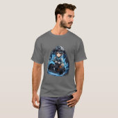 Ice Kart Racing Anime Ice Kart Racer Winter Car fr T-shirt (Voorkant volledig)