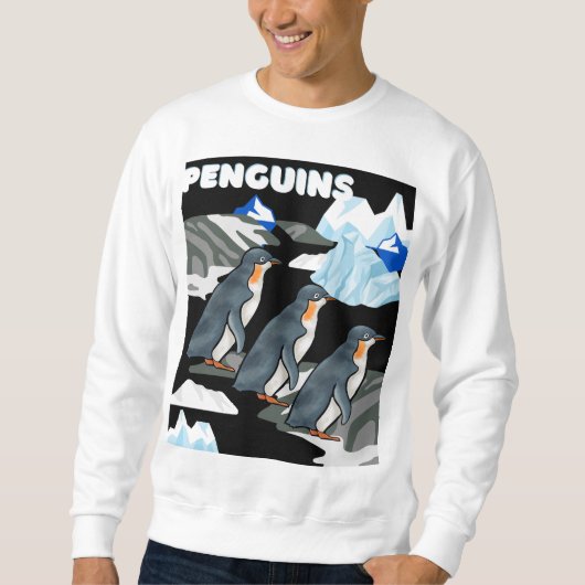 Ice Kingdom Opa's Pinguïn Trui (Voorkant)