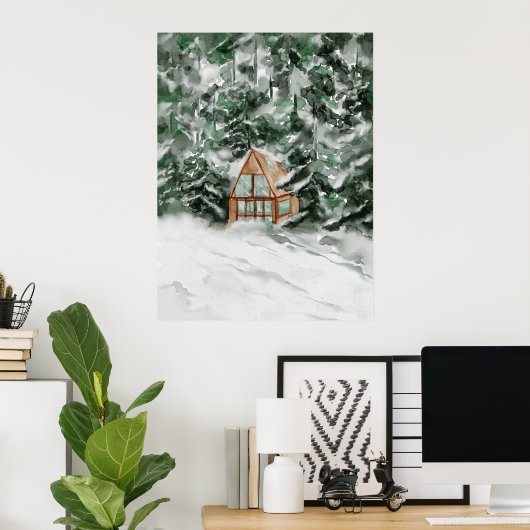 Ice Kingdom Wall Art Poster (Thuiskantoor)