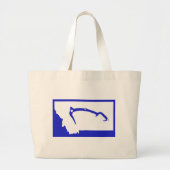 Ice Klib Montana Grote Tote Bag (Voorkant)
