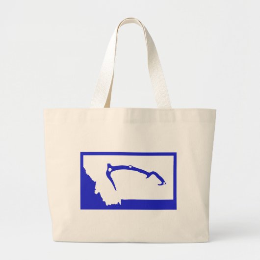 Ice Klib Montana Grote Tote Bag (Voorkant)