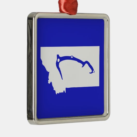 Ice Klib Montana Metalen Ornament (Rechts)