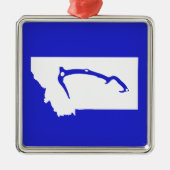 Ice Klib Montana Metalen Ornament (Voorkant)