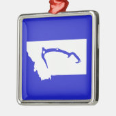 Ice Klib Montana Metalen Ornament (Links)