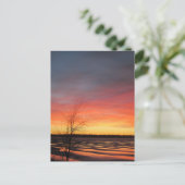 Ice Lake Sunset Briefkaart (Staand voorkant)