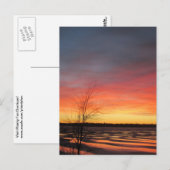 Ice Lake Sunset Briefkaart (Voorkant / Achterkant)