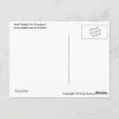 Ice Lake Sunset Briefkaart (Achterkant)