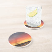 Ice Lake Sunset Onderzetter (Zijkant)