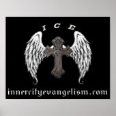 ICE Logo Poster (Alle winsten naar ICE Ministry) (Voorkant)