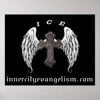 ICE Logo Poster (Alle winsten naar ICE Ministry)