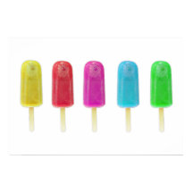 Ice Lollies Row Poster