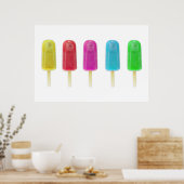 Ice Lollies Row Poster (Keuken)