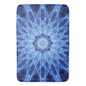 Ice Lotus Mandala Badmat (Voorkant Verticaal)
