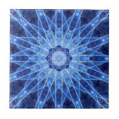 Ice Lotus Mandala Tegeltje (Voorkant)