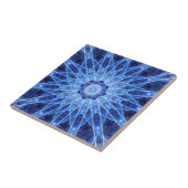 Ice Lotus Mandala Tegeltje (Zijkant)