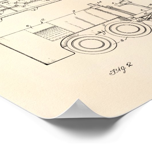 Ice Machine 1969 Patent Art - Old Peper Poster (Hoek)