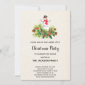 Ice Man-kerstuitnodigingen Kaart (Voorkant)