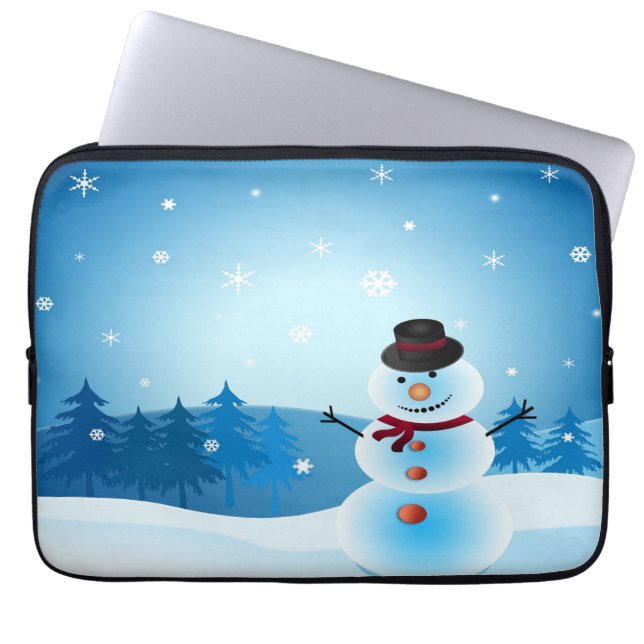 ICE MAN SAYS; MERRY CHRISTMAS LAPTOP SLEEVE (Voorkant)