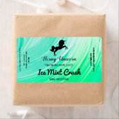 Ice Mint Nicotine Vape E Juice Labels (Insitu)