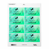 Ice Mint Nicotine Vape E Juice Labels (Full Sheet)