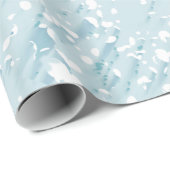 Ice Mint Wedding Wrapping Paper Cadeaupapier (Rol Hoek)
