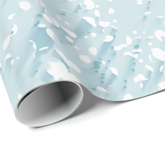 Ice Mint Wedding Wrapping Paper Cadeaupapier (Rol Hoek)
