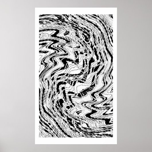 Ice Moon Agate Poster (Voorkant)