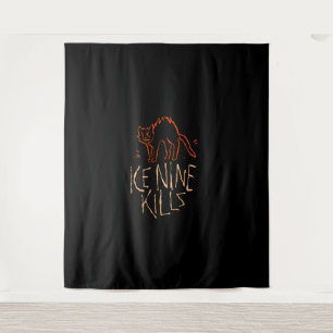 Ice Nine Kills beroemd gemaakt door INK Halloween Wandkleed