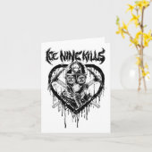 Ice Nine Kills – Valentijnmasker Kaart (Gele Bloem)