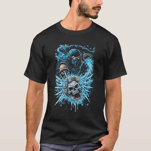 Ice Ninja (Sub-Zero Style) T-shirt (Voorkant)