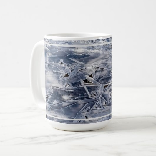  Ice Not ICE With Border Koffiemok (Voorkant links)