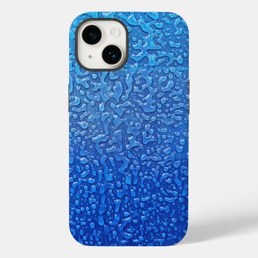 Ice on Blue Metal Case-Mate iPhone Case (Achterkant)