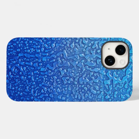 Ice on Blue Metal Case-Mate iPhone Case (Achterkant (horizontaal))