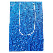 Ice on Blue Metal Medium Cadeauzakje (Achterkant)