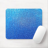 Ice on Blue Metal Muismat (Met muis)