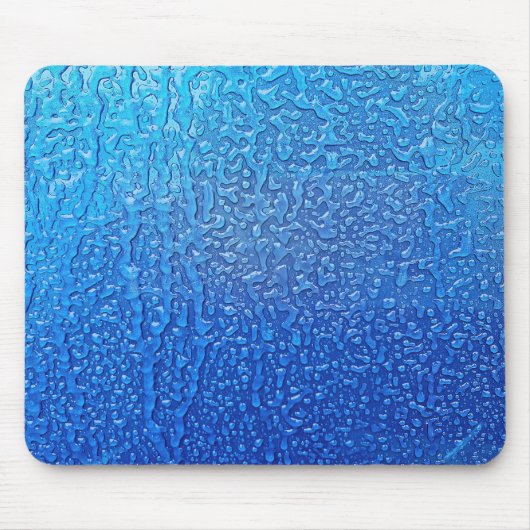 Ice on Blue Metal Muismat (Voorkant)