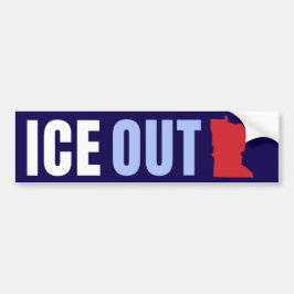 ICE OUT Anti Trump Bumpersticker