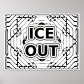 ICE OUT COLORING POSTER (Voorkant)