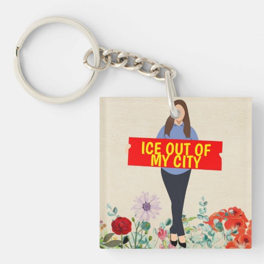 Ice Out of My City Keychain (voorkant)