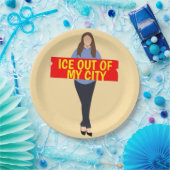 Ice Out of My City Paper Plate Papieren Bordje (Feest)
