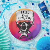 ICE Out of My City Paper Plate Papieren Bordje (Feest)