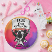 ICE Out of My City Paper Plate Papieren Bordje (Feest)