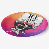ICE Out of My City Paper Plate Papieren Bordje (Gekanteld)