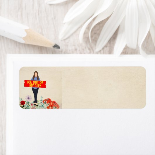 Ice Out of My City Return Address Label (Insitu)