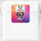 ICE Out of My City Sticker (Tas)
