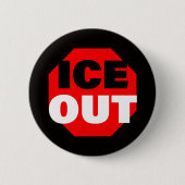 ICE OUT RONDE BUTTON 5,7 CM (Voorkant)