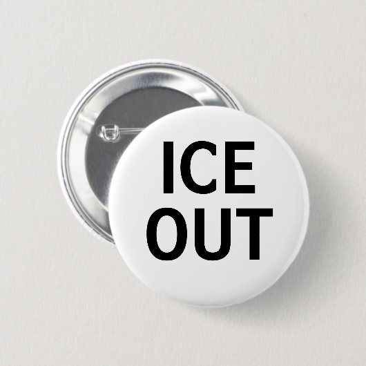 Ice Out Ronde Button 5,7 Cm (Voorkant /achterkant)