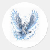 Ice Owl Sticker (Voorkant)