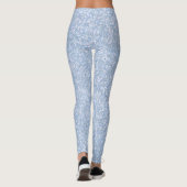 Ice Palace Bleek Blue Glitter CUSTOM Leggings (Achterkant)